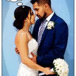 wedding photo editing comic effect